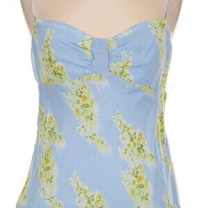 UO Johanna Blue Green Floral Dress NWT - LARGE